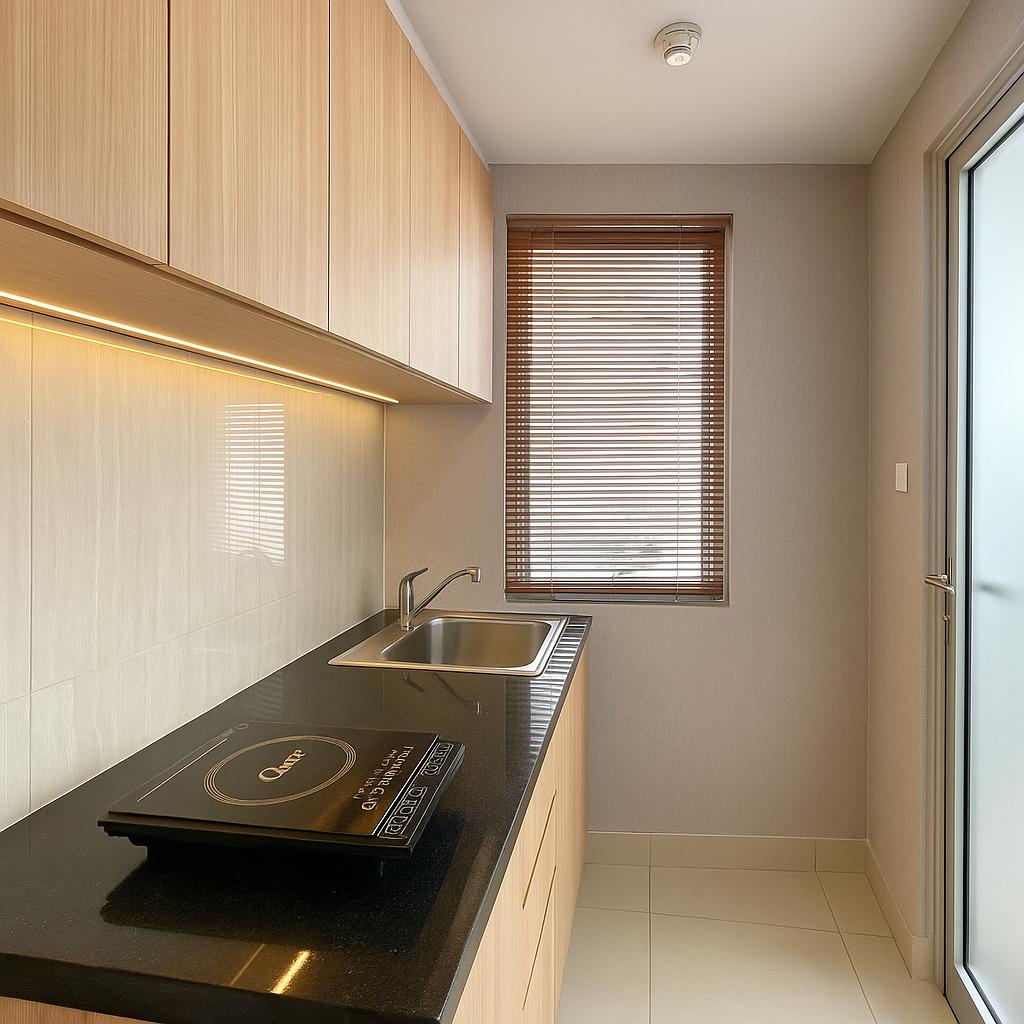 Sudirman suites studio view pool - Gambar 3